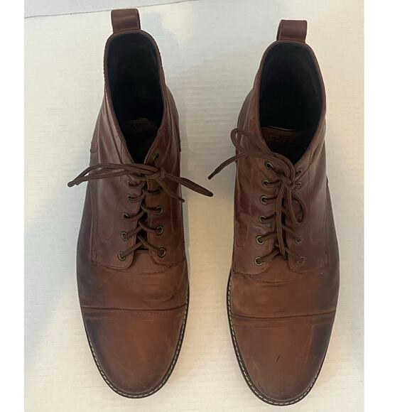 Cole Haan Boots Mens Grandzero Lug Boots Brown Sz 13 M - Picture 8 of 8